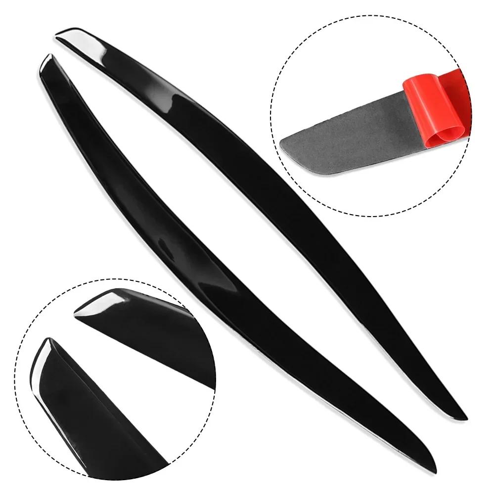 2 stücke Schwarz Glänzend Scheinwerfer Augenlider Augenbrauen Trim Abdeckung Für BMW 3 Serie E92 E93 Coupé 2-Türer 2006-2012 Dekoration Zubehör
