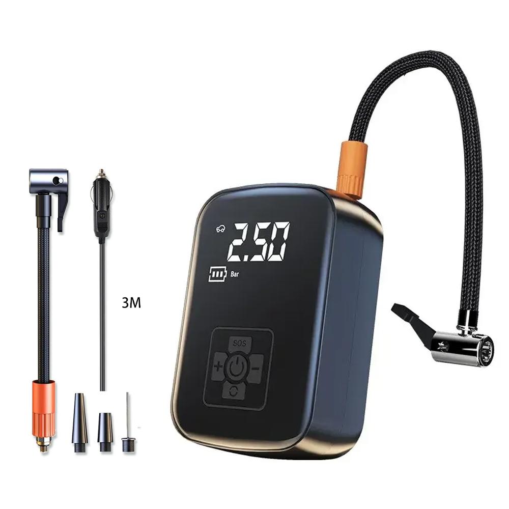 

PECHAM Беспроводной автомобильный воздушный компрессор Воздушный насос Электрический насос для накачивания шин для мотоцикла Велосипеда Лодки АВТО Шины Мячи Надувной