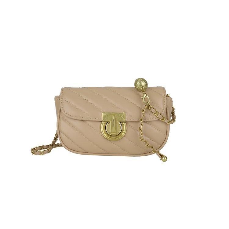 

Chic And Minimalist Urban Crossbody Bag For Women With Quilted Design And Soft Feel Khaki