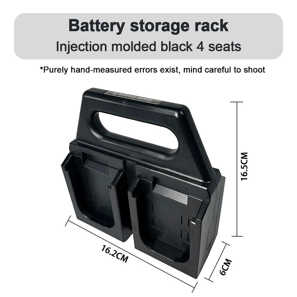 Multifunctional Battery Storage Rack Mini Battery Organizer Small Battery Storage Rack Portable Battery Rack for Makita