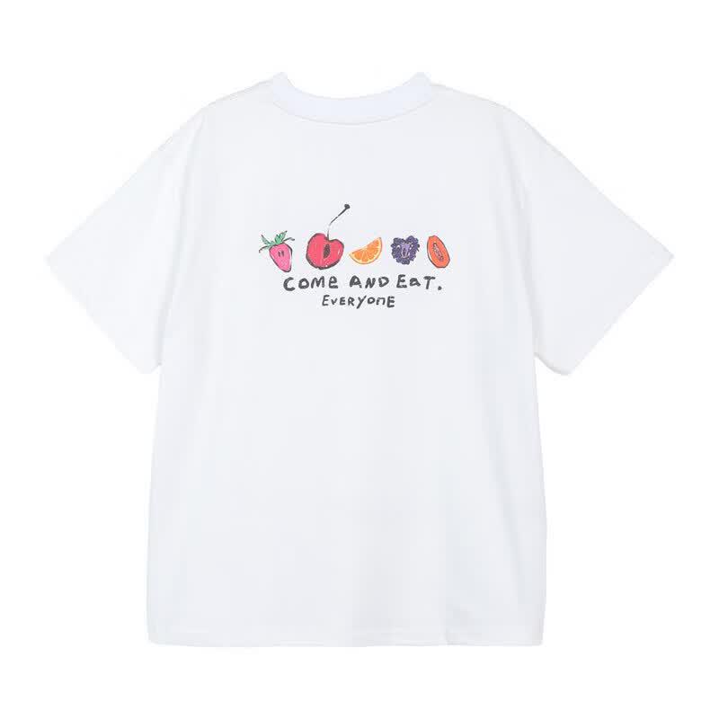 LUSON Girls' Loose-Fit Short Sleeve Summer T-Shirt