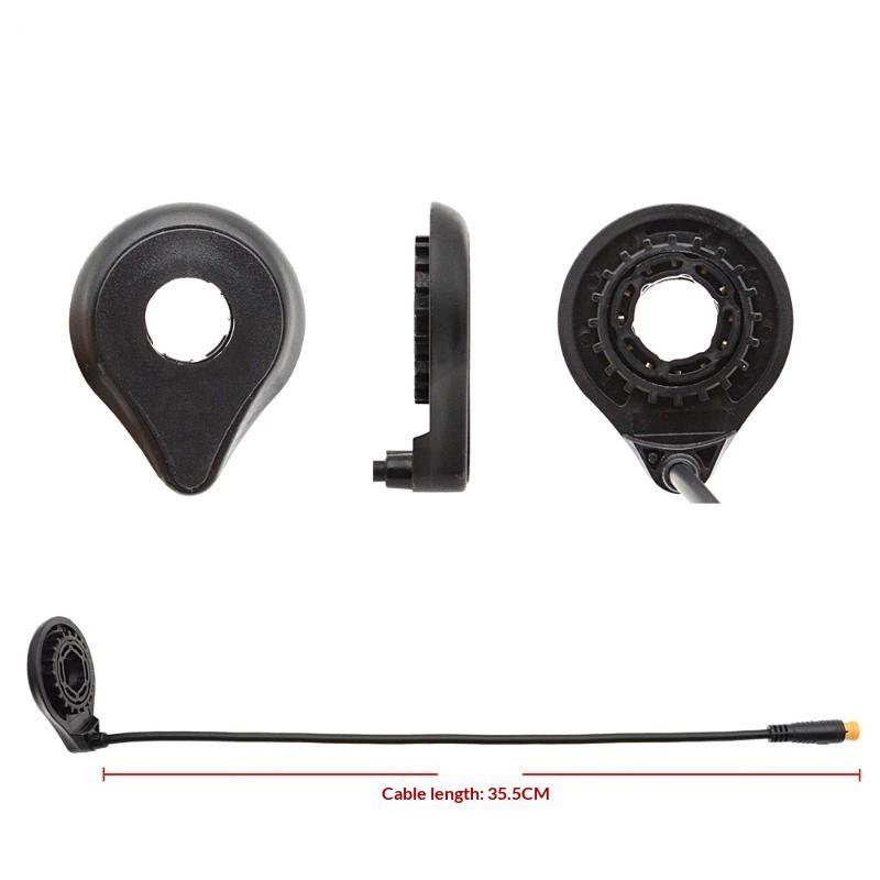 1Pcs Universal Pulse Booster Waterproof Pedal Assist System Dual Hall 12 Magnet E-Bike Pas Sensor For Electric Mountain Bike