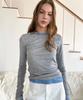 Raverous Sheer Tencel T-Shirt_Melange Grey