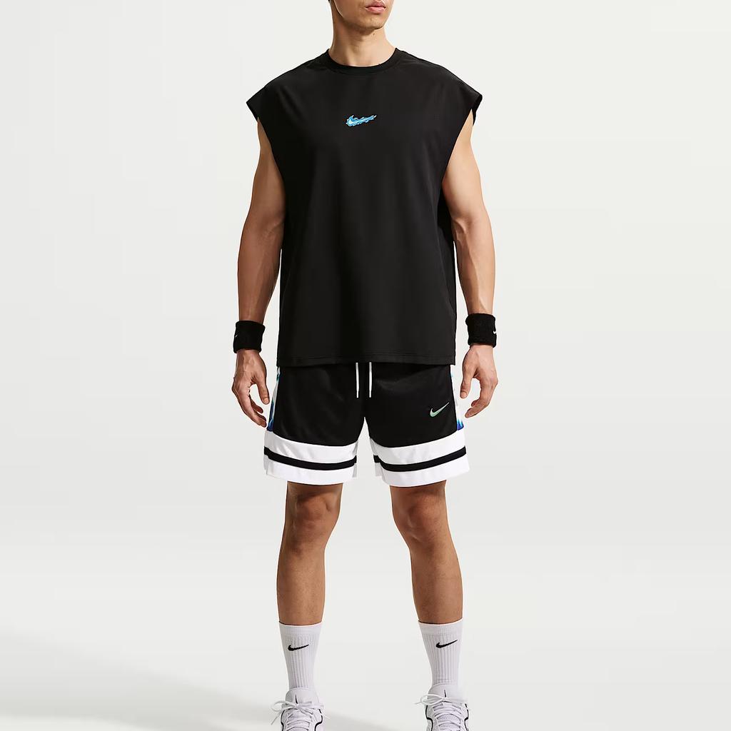 Nike As M Nk Df Gm Clss 8In Color Block Mid Rise Drawstring Casual Shorts Men shorts IW1204010