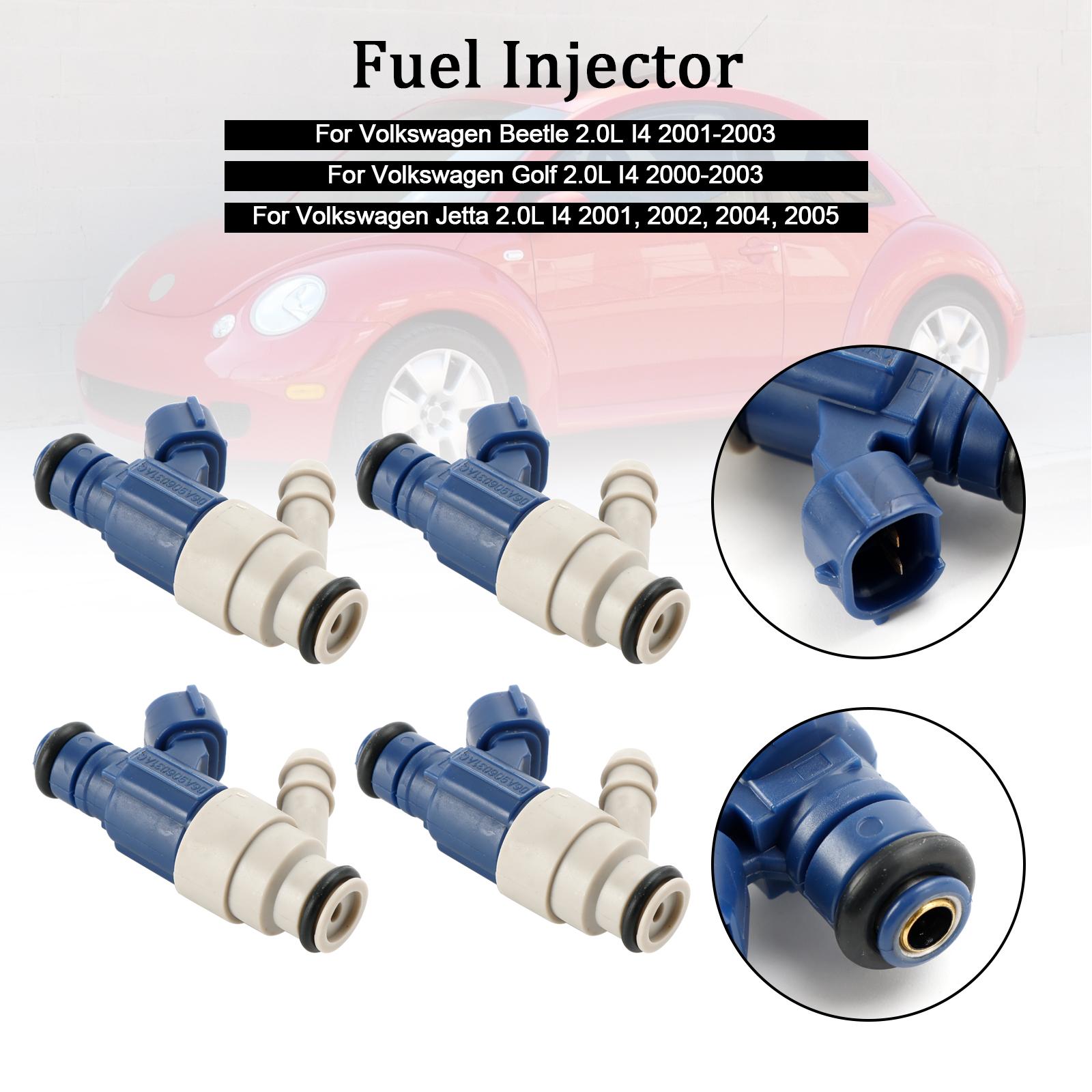 

4PCS Fuel Injector 0280155995 Fit for VW Golf Beetle Jetta 2.0L I4 2000-05