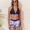 2026 Women's High-Waisted Boyshort Bikini Swimsuit - Modest, Sporty Two-Piece