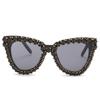 New Vintage Fashion Luxury Cat Eye Diamond Sunglasses Women Crystal Rhinestone Frame Brand Designer Sun Glasses For Female