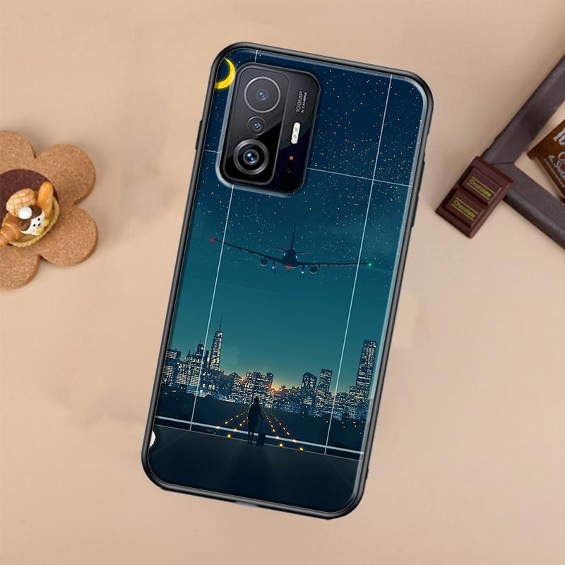Airplane Aircraft Case For Xiaomi 13 14 Ultra 11T 12T 13T 14T Pro POCO X7 Pro X3 X5 X6 F3 F5 F6 M6 Pro Cover