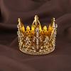 Elegant Queen Tiara Crown Shiny Ancient Greece Tiara Trendy Princess Rhinestone Tiara  Party