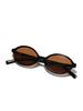Glasses Oval Retro Personality Flat Mirrors Women'S Frame Round Frame Nerd Glasses Men