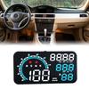 GPS Car Speedometer Head Up Display with Digital HUD For MPH Overspeed Alarm Fatigue Reminder and Multiple Interfaces