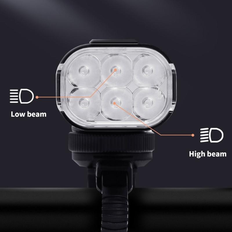 LED Bicycles Front Lamp Cycling Head Lamp Head Light Rechargeable Bikes Headlight IPX6 Watertight Bicycles Flashlight
