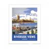 Railway Museum Riverside Views London Print
