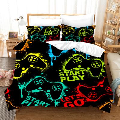 Fashion Gamepad Bedding Set Kids Game Comforter Quilt Adult Gift Bed Linen Bedroom Duvet Covers Single Queen King Size