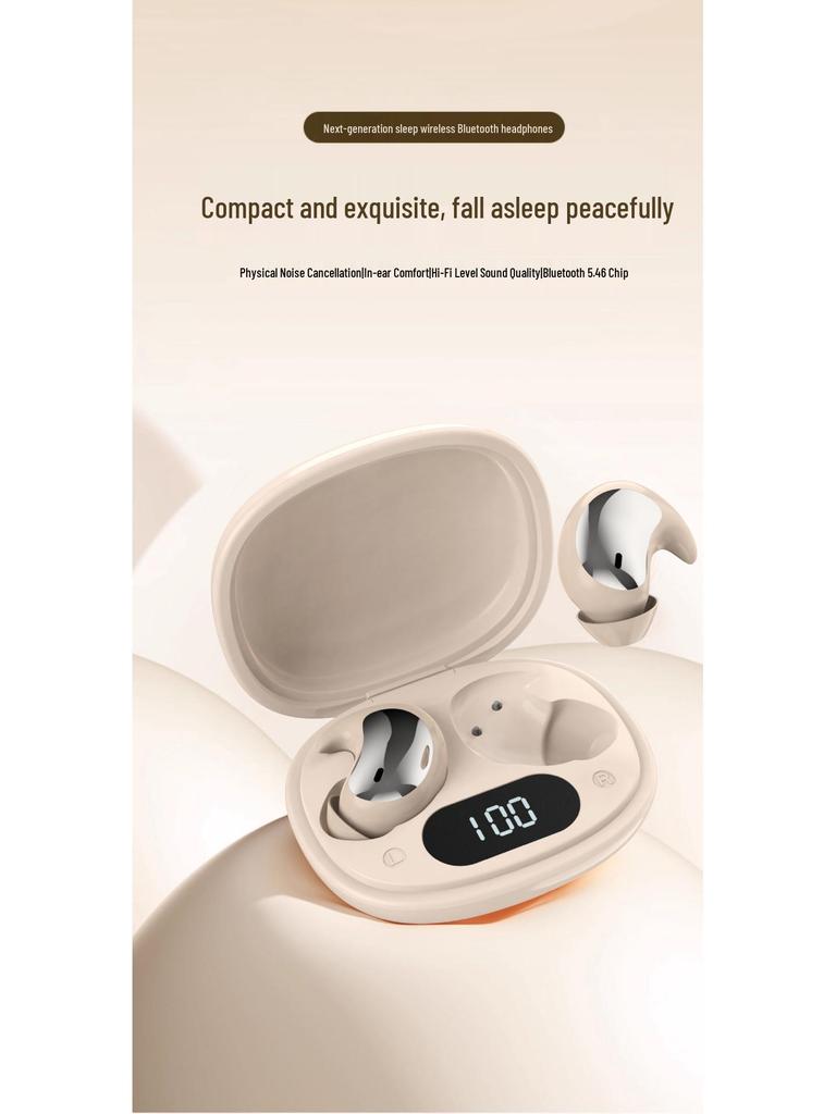 W932 True Wireless Sleep Earbuds: Ultra-Thin, Side-Sleep Comfort, Long Battery Life