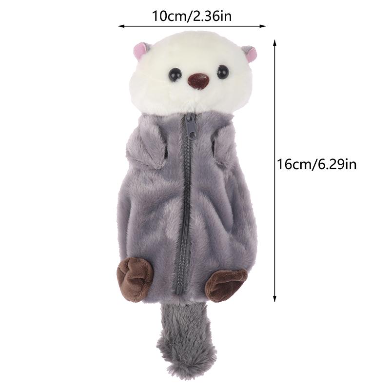 1 Buc Creativ Vidra de Mare Păpușă de Pluș Husă de creion Suport pentru stilou foarte atractiv În husă drăguță pentru creion Geanta Rechizite școlare Papetarie