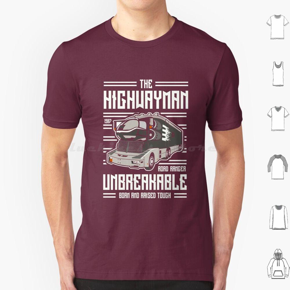The Highwayman T Shirt Cotton Men Women DIY Print Highway Man Truck Car Rider Tv Show 1980 Usa American Geek Hero Superhero