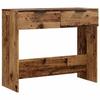 VidaXL Table console vieux bois 90x36x75 cm bois d'ingénierie, bout de canapé, table de couloir, derrière la table de 856945