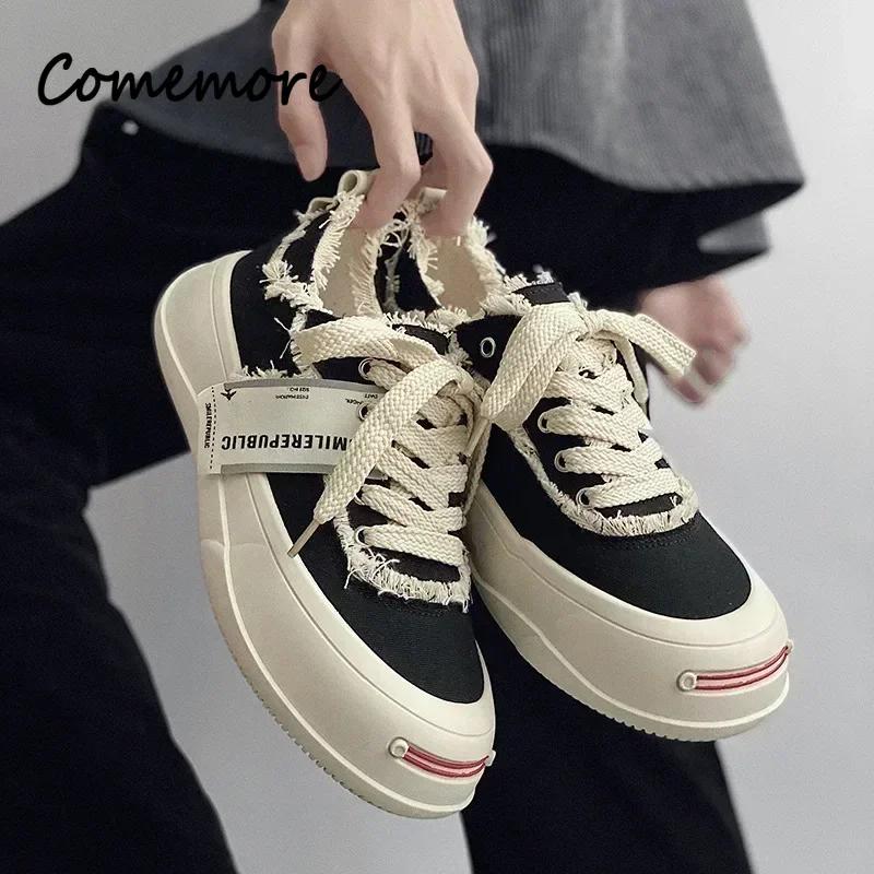 Shoes for Men Fashion Big Head Designer Sneakes Mens Canvas Skateboard Shoes Walking Chunky Tenis Autumn Unisex Zapatillas