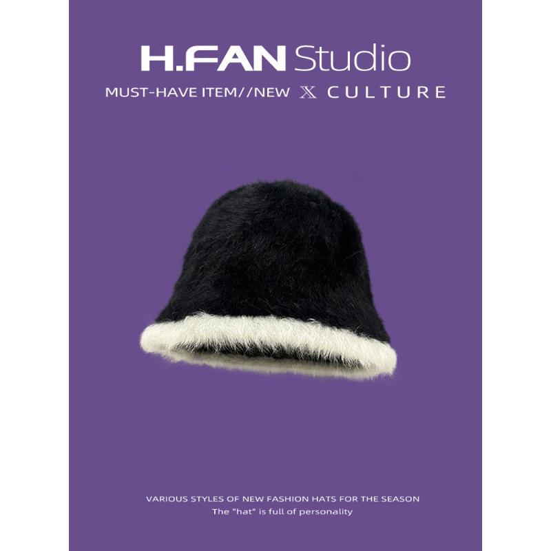 Style 4 Hat Versatile Style Sweet Knitted Warm And Soft Fisherman Hatcaps