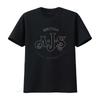 AJS MOTORCYCLES TRIBUTE BRITISH CLASSIC BIKER MOTORBIKE GREY LOGO BLACK T SHIRT Vintage Washed Designer Clothes Streetwear
