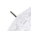 Pluvia Long Bored Cat 58cm Women's Umbrella, Design, POE, White,