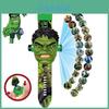Cartoon Electronic Kids Watch With 24-image Projection Flip Cover Dinosaur-themed Toy Watch For Boys And Girls