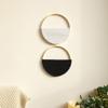 Bohemian Double Round Shelf Wall Decoration Hand-woven Wall Hanging Home Jewelry Pendant