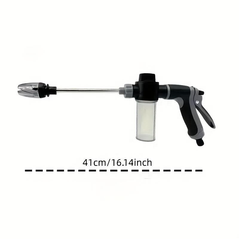 Long Handle High-pressure Car Washing Foam Gun - Adjustable Nozzle, Including Foam Gun and Pressure Spray Bottle, Car Washing Supplies