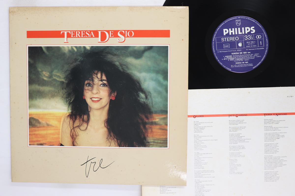 LP Record TERESA DE SIO  Tre 8127851 PHILIPS 1983 Italy Rock Used