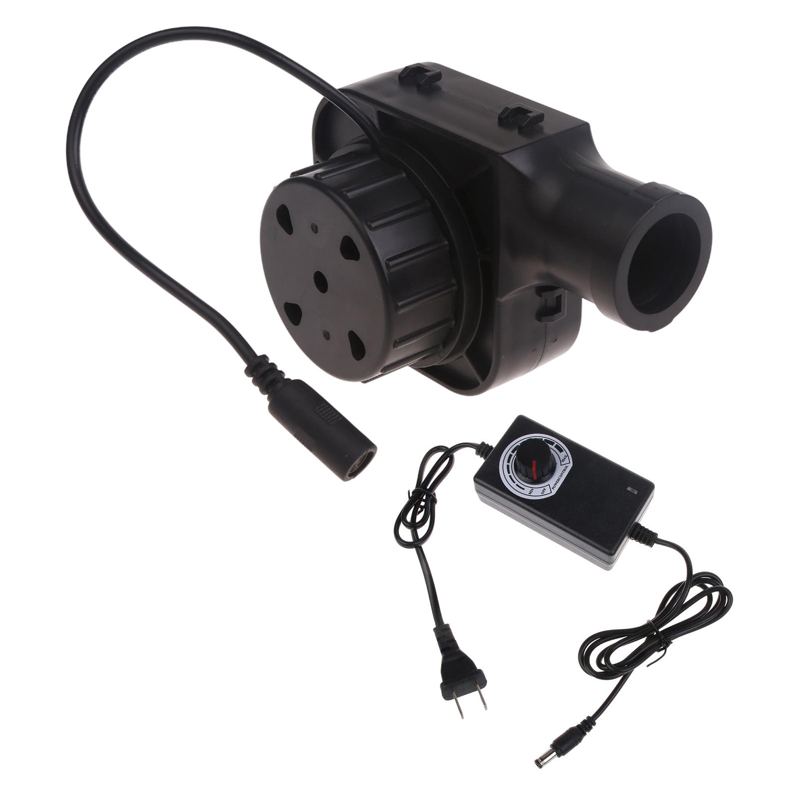 

7 см 7530 12 В невелика повітродувка з контролером змінної швидкості потужності для DIY охолодження зовнішнього барбекю Повітродувний вентилятор US