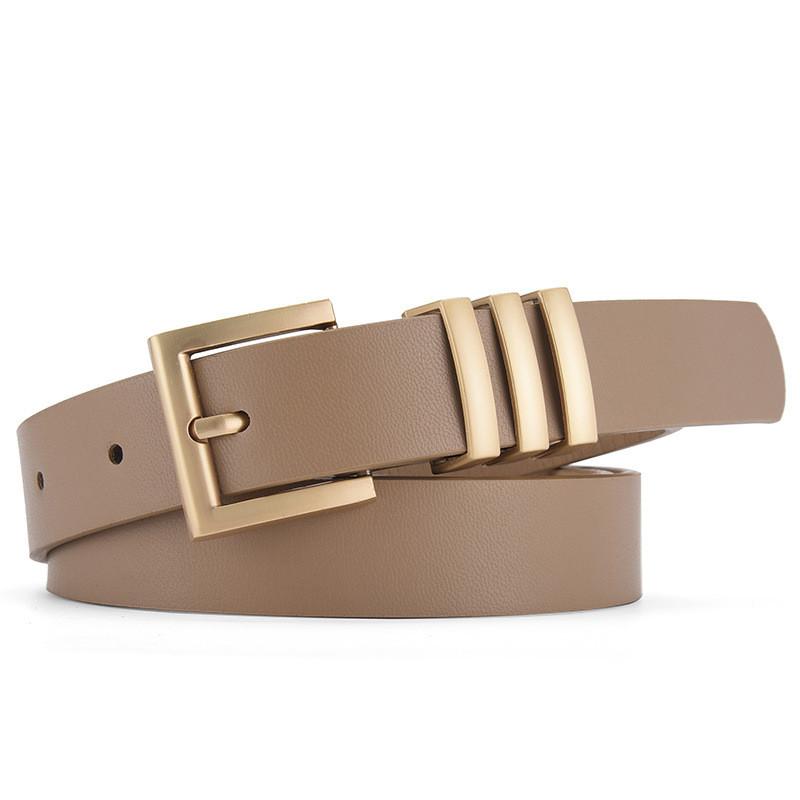 Fashionable Versatile Women's Pu Leather Belt For Chic Denim Dresses In 2023