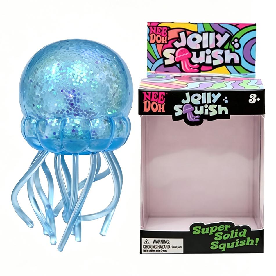 Cute Nee Doh Octopus Squishy Toy - Waterproof Jelly Hops Fidget Water Play Sensory Toy for Boys And Girls Great Gift Idea