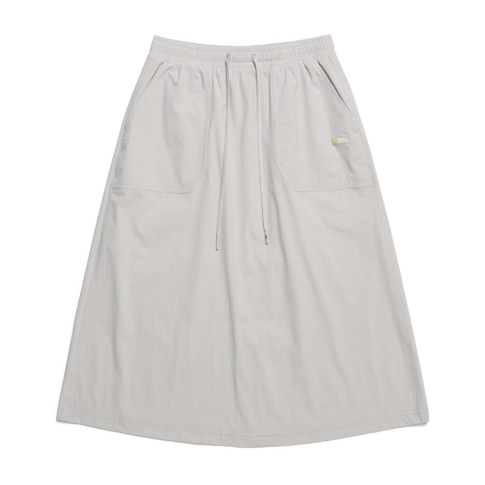 NATIONALGEOGRAPHIC N242Wsk960 Women'S Adélie Lightweight Woven Stretch Skirt Ice Grey