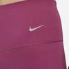 Nike High Waist Slim Fit Fitness Pants With Zenvy Series Logo Print Women Bottoms Redwood-Purple DQ6014-653