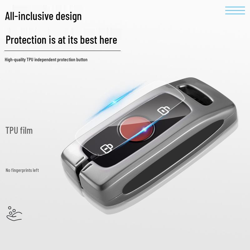 Housse de clé pour voiture électrique Niu - Coque de protection en métal pour N1S/M1 avec boucle US