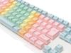 FILCO Macaron Keycap Set, 108 Kana and Japanese Layout (Compatible with 91-Key TKL Keyboards), Key Puller Included, Color-Coded Keys for Each Finger,