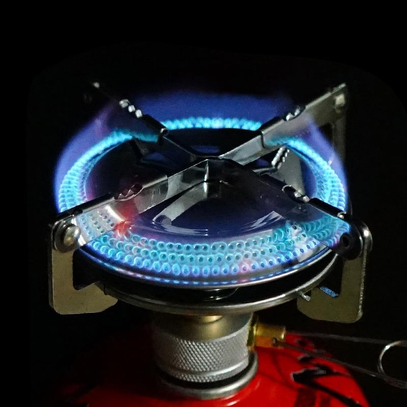 Outdoor Camping Portable Gas Stove Fold Removable High Power Stove Multi Fuel Adjustable Energy-saving Stove Cooker Picnic Tools