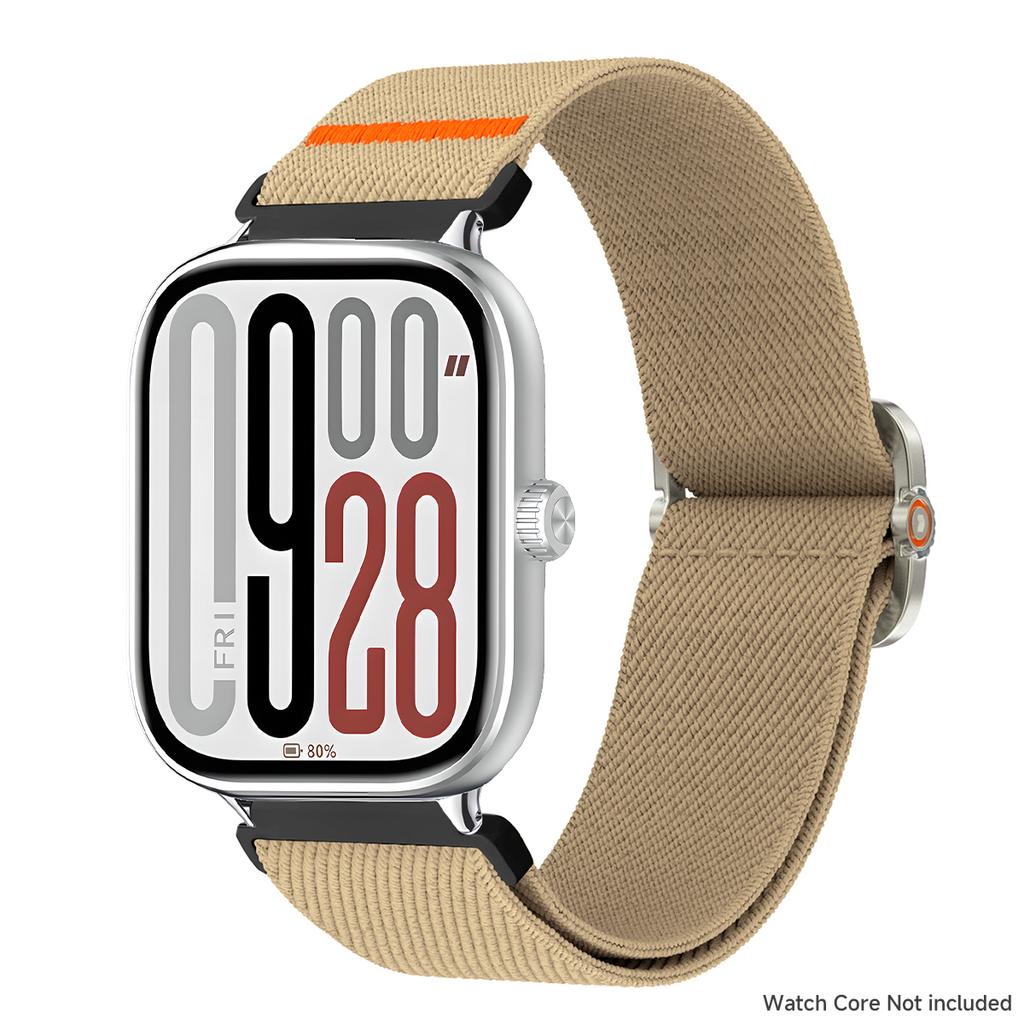 Elastic Nylon Band For Xiaomi Watch Miband 9/8 Pro Braided Sport Strap For Redmi Watch 6 5 4 Smartwatch Bracelet Accessories