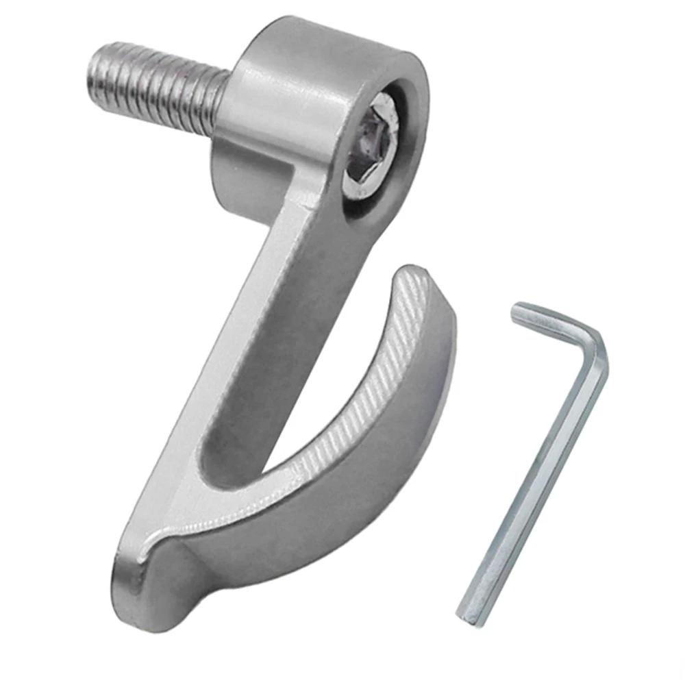 Universeller Motorrad Einzelhaken Lokomotivhaken Helmhalter Aluminiumlegierung Fahrradhaken für Helm Motorradzubehör