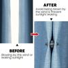 Magnetic Curtain Button Detachable Curtain Clips Prevent Light Adjustment Window Screen Close Magnet Buckles Fixed Fastener