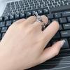 Anello Gotico Punk con Coniglio Forma di Coniglio Anelli a Dita Aperte Anelli Regolabili per Dita