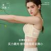 [Comfortable Lace] Women's Wide Shoulder Straps Breathable Large Chest Slimming Bra Lace Collar Underwear