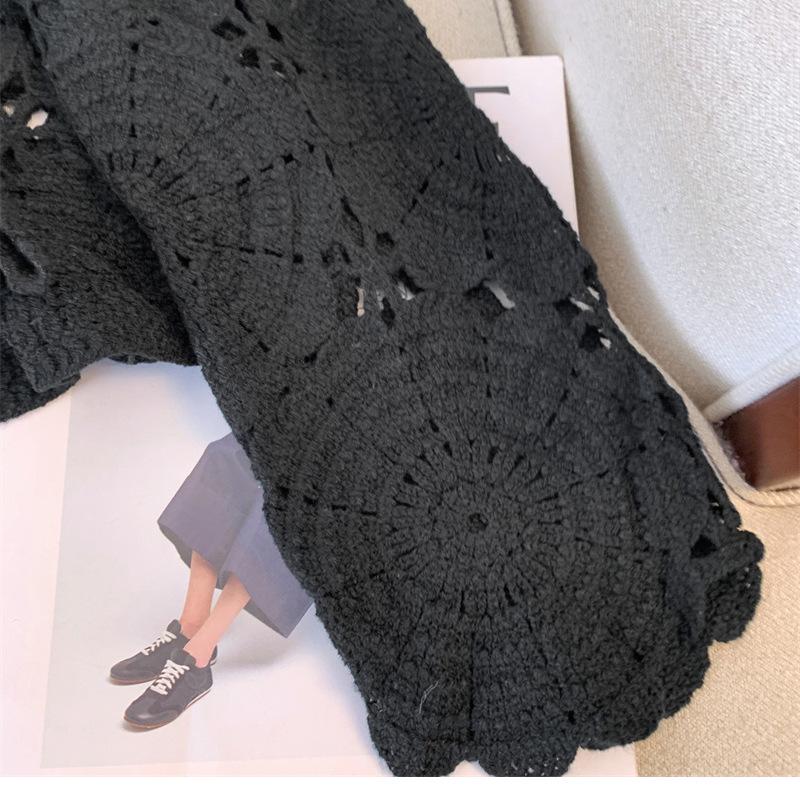 Plus Size Spring Set: Red Knitted Sweater & Dress