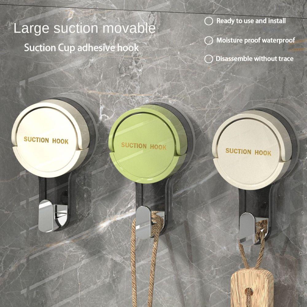 Reusable Storage Rack Punch Free Hanger Hook High Quality Suction Cup Hook  Kitchen