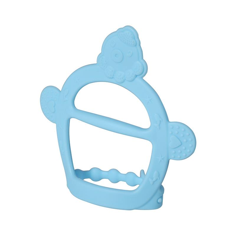 

Silicone Baby Teething Bracelet Soft Flexible Baby Teether Safe for Gums BPA Free Durable Infant Teething Toy for Sensory Development One Size