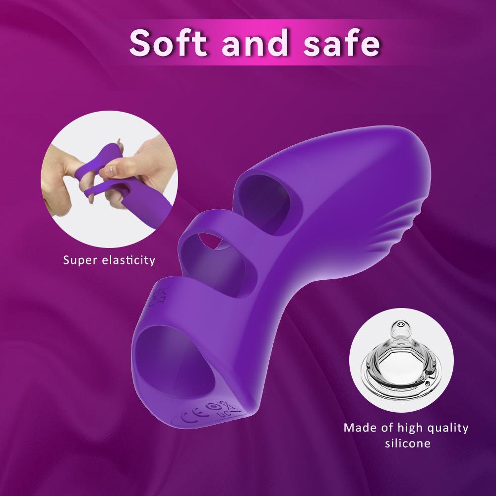 Finger Flicking Clitoral Vibrator: Wearable Orgasmic Stimulator for Couples