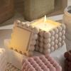Silicone Storage Jar Mold with Lid Cube Candle Holder Mould Set for Resin Cement Concrete and Plaster Craft Home Decors
