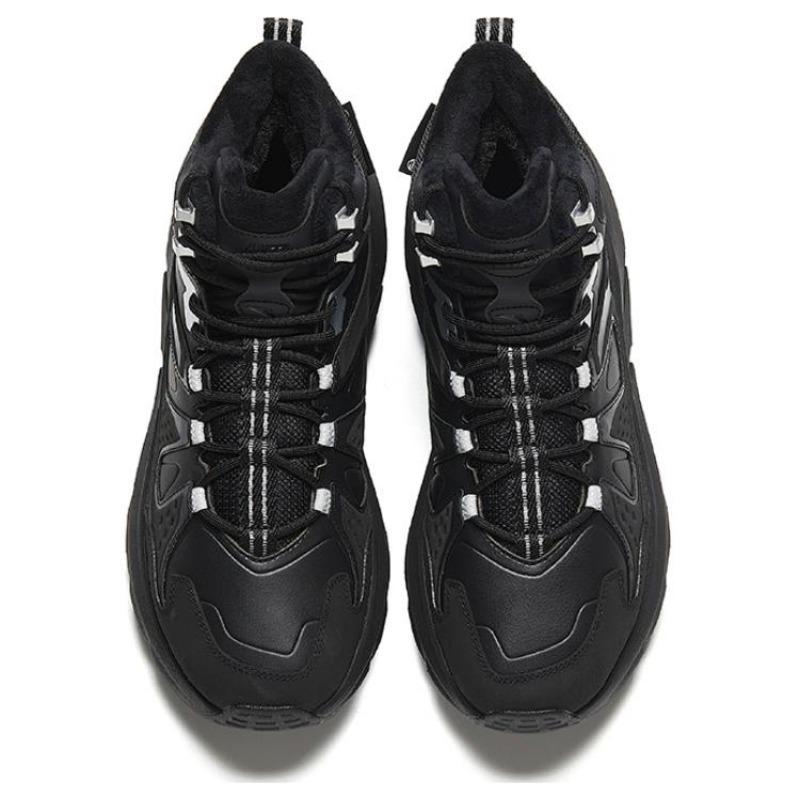Anta Exploration Durable Mid-Top Outdoor Functional Shoes Men Shoes Black 112418982-2