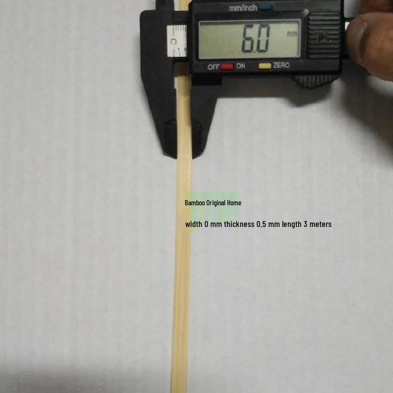 Yellow Skin Polished Bamboo Strips: Handmade Weaving Material for Crafts, Model Kites, and Decorations.